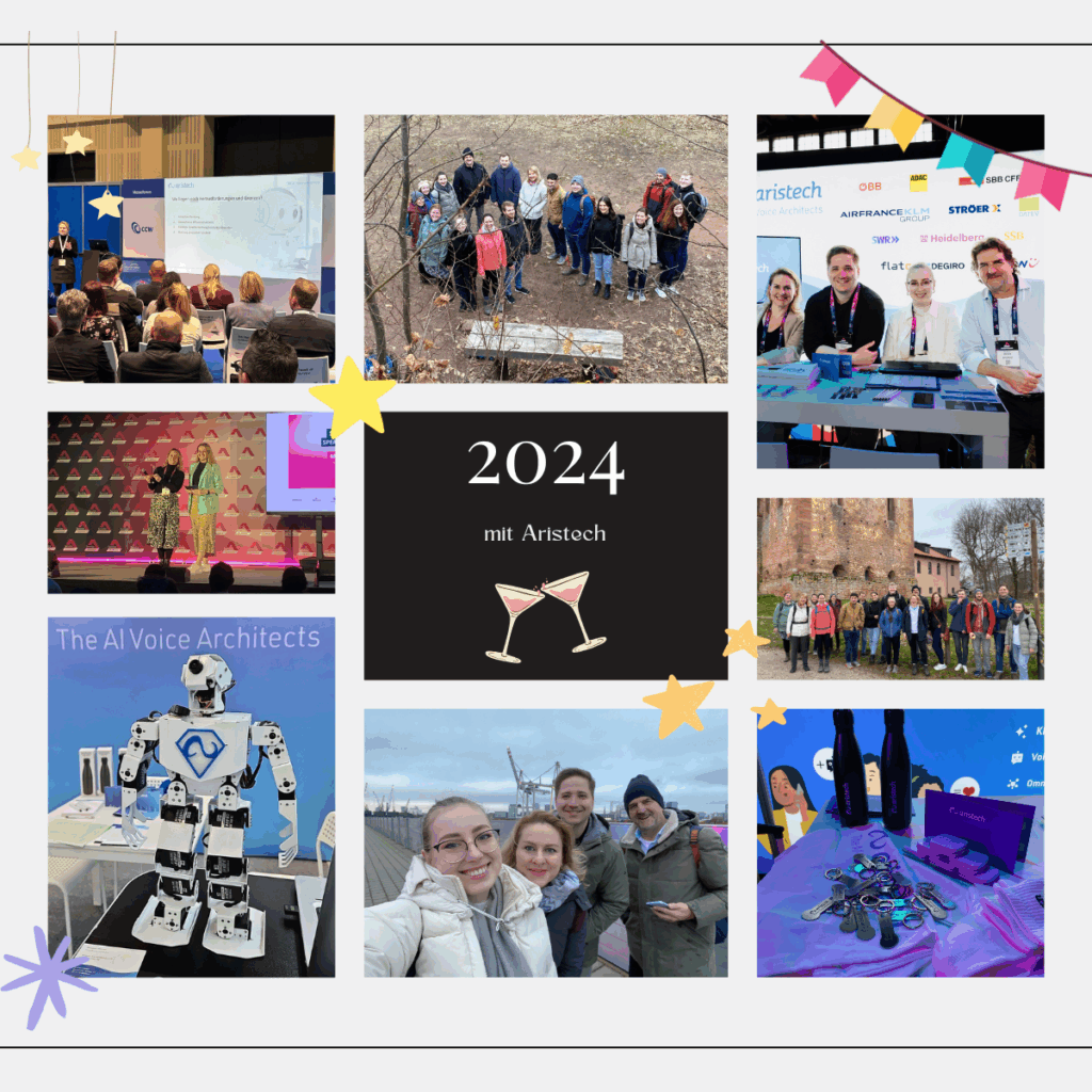 Fotocollage mit Jahresrückblick 2024