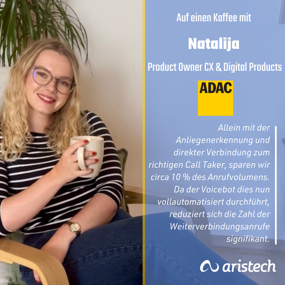 Natalija im Kaffeeinterview